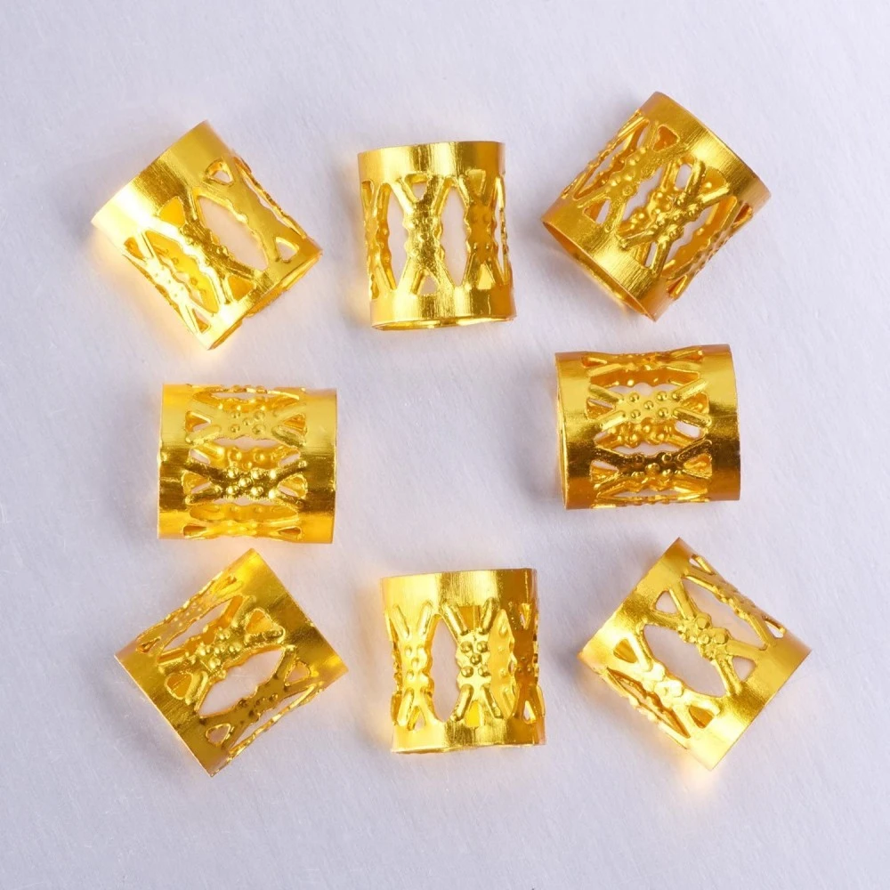 Bagues Pour Cheveux Dorées 12pc 1 Bagues Pour Cheveux Dorées 12pc