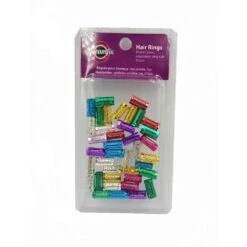 Bagues Pour Cheveux Multicolores 35pcs