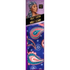 Dream Bandana En Satin Extra Long 60" WRAP SCARF