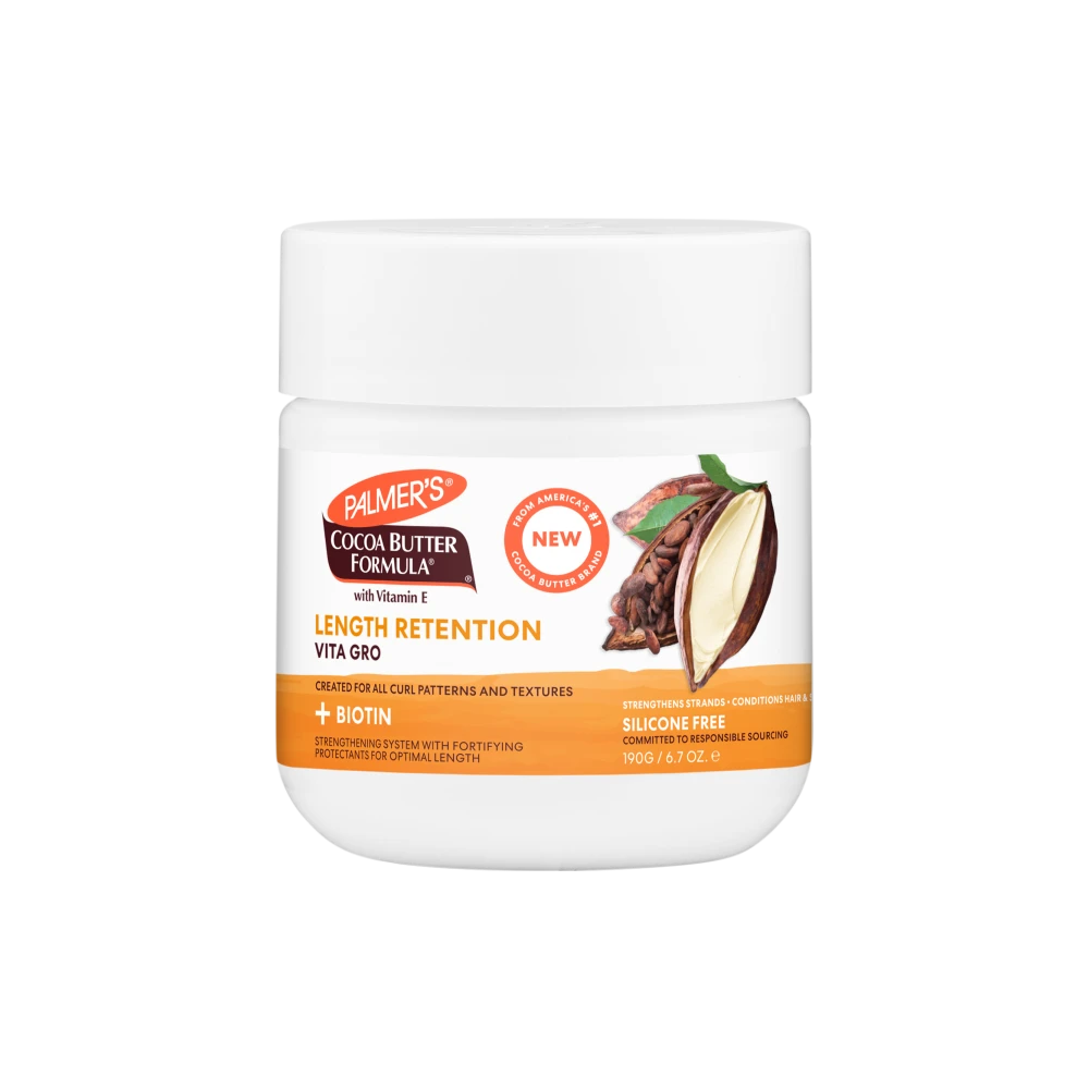 Baume Capillaire Fortifiant VITA GRO CACAO & BIOTINE 190g 1 Baume Capillaire Fortifiant VITA GRO CACAO & BIOTINE 190g