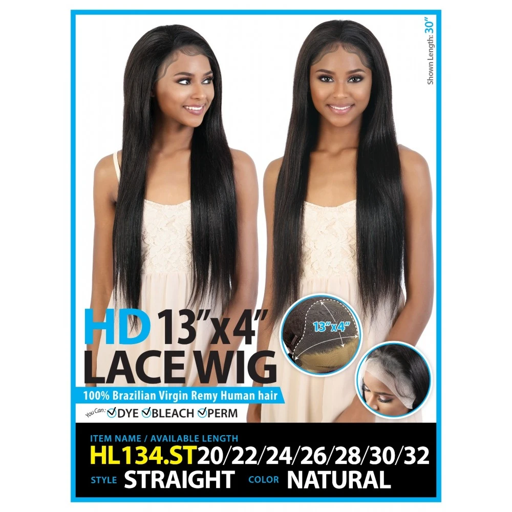 BESHE Perruque Brésilienne HL134 ST30 (HD Lace Front) 1 BESHE Perruque Brésilienne HL134 ST30 (HD Lace Front)