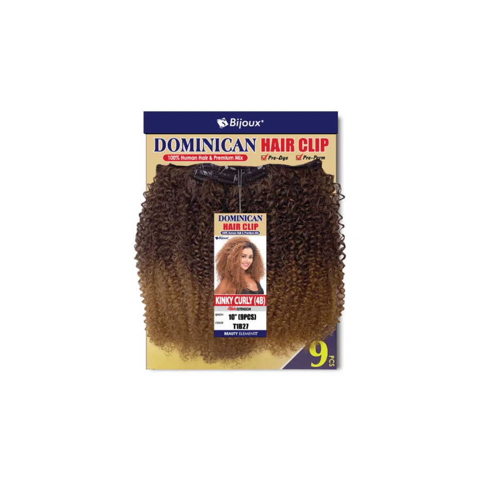 BIJOUX Extensions à Clips KINKY CURLY 4B 10" (9PCS) 2 BIJOUX Extensions à Clips KINKY CURLY 4B 10" (9PCS) – Image 2