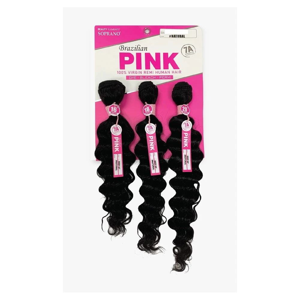 BIJOUX Tissage HH LOOSE DEEP PINK 3PCS 18/20/22" 3 BIJOUX Tissage HH LOOSE DEEP PINK 3PCS 18/20/22" – Image 3