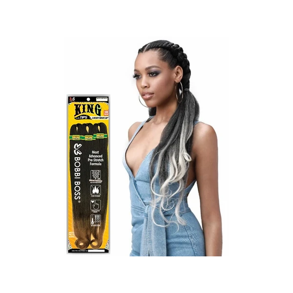 BOBBI BOSS Natte 3X King Tips J-BODY WAVE 28" 1 BOBBI BOSS Natte 3X King Tips J-BODY WAVE 28"