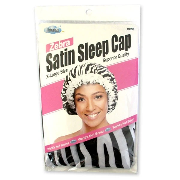 Dream Bonnet De Nuit Satin ZEBRE (SATIN SLEEP CAP) 089Z * 1 Dream Bonnet De Nuit Satin ZEBRE (SATIN SLEEP CAP) 089Z *