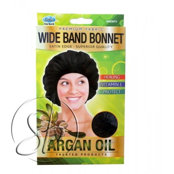 Dream Bonnet Nuit Satin à L'ARGAN "Wide Band" DRE 5073 1 Dream Bonnet Nuit Satin à L'ARGAN "Wide Band" DRE 5073
