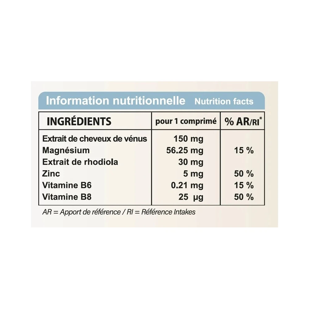 Complément Capillaire CHUTE REACTIONNELLE (cure 1mois) 3 Complément Capillaire CHUTE REACTIONNELLE (cure 1mois) – Image 3