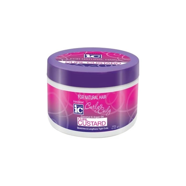 Crème Définissante Boucles CURL CUSTARD Coco & Argan 340g 1 Crème Définissante Boucles CURL CUSTARD Coco & Argan 340g