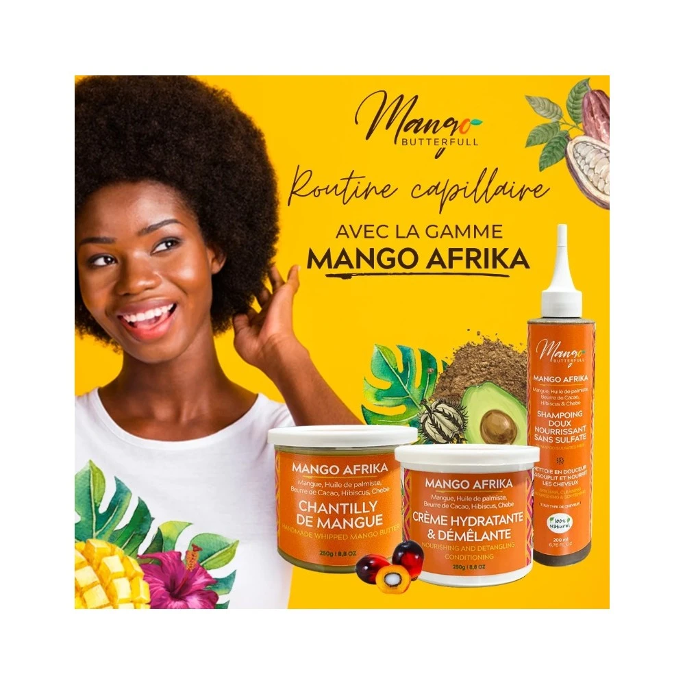Crème Hydratante & Démêlante MANGO AFRIKA 250g 2 Crème Hydratante & Démêlante MANGO AFRIKA 250g – Image 2