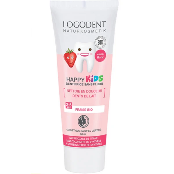 Dentifrice Spécial KIDS à La Fraise BIO 50ml (2 à 6 Ans) * 1 Dentifrice Spécial KIDS à La Fraise BIO 50ml (2 à 6 Ans) *