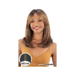 EQUAL Perruque SAGE Curtain Bang (HD Lace Front)