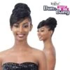 EQUAL Postiche + Frange TWISTED BUN BANG 2pcs (Swoop Side) -Super Beaute Boutique equal postiche frange twisted bun bang 2pcs swoop side