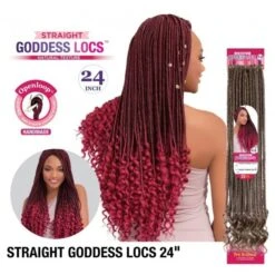 FEMI Natte STRAIGHT GODDESS LOCS BRAID 24" (LOOP)