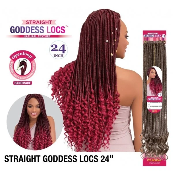 FEMI Natte STRAIGHT GODDESS LOCS BRAID 24" (LOOP) 1 FEMI Natte STRAIGHT GODDESS LOCS BRAID 24" (LOOP)