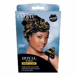 Foulard De Tête BLEU ROYAL TIES WRAP SCARF (Evolve)