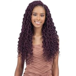 FREETRESS Natte 2x SOFT CURLY FAUX LOC 18" (Loop)