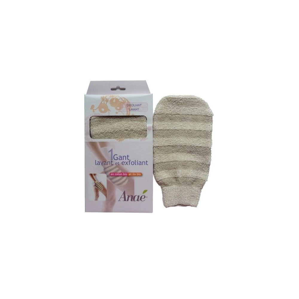 Gant Lavant & Exfoliant (coton Et Lin Bio) 1 Gant Lavant & Exfoliant (coton Et Lin Bio)