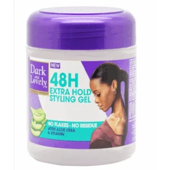 Gel Coiffant Fixation Extra Forte 48H Aloe Vera 450ml