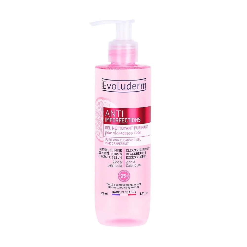 Gel Nettoyant & Purifiant Visage ANTI-IMPERFECTIONS 250ml 1 Gel Nettoyant & Purifiant Visage ANTI-IMPERFECTIONS 250ml