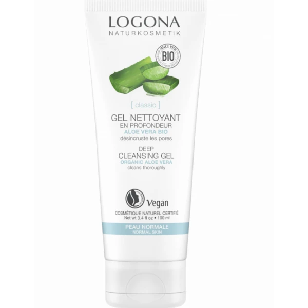 Gel Nettoyant Visage à L'ALOE VERA BIO 100ml 1 Gel Nettoyant Visage à L'ALOE VERA BIO 100ml