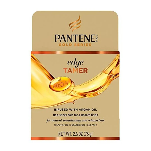 Pantene Gel Pour Bordures ARGAN 75g (Edge Tamer) GOLD SERIES * 1 Pantene Gel Pour Bordures ARGAN 75g (Edge Tamer) GOLD SERIES *