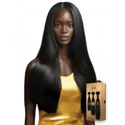 HARLEM 125 Tissage LUX GOLD REMY STRAIGHT 3PCS 10"/12"/14"