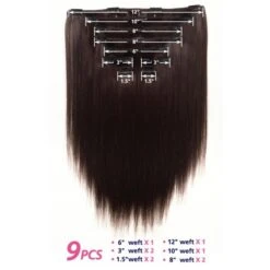 VIVICA FOX Extensions Clip YAKI CLIP WEAVE 9 Pcs 5 VIVICA FOX Extensions Clip YAKI CLIP WEAVE 9 Pcs -Super Beaute Boutique harlem extension clip yaki clip weave 9 pcs 2