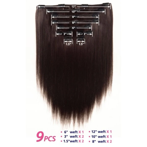 VIVICA FOX Extensions Clip YAKI CLIP WEAVE 9 Pcs 3 VIVICA FOX Extensions Clip YAKI CLIP WEAVE 9 Pcs – Image 3