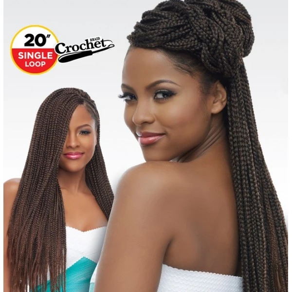 HARLEM Natte SENEGAL BOX BRAID 20" (Loop) 1 HARLEM Natte SENEGAL BOX BRAID 20" (Loop)