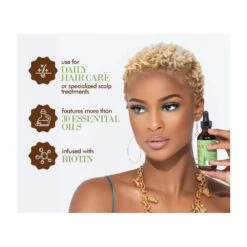 Huile Croissance Capillaire Romarin/Menthe Poivrée (Rosemary Mint) 59ml -Super Beaute Boutique huile croissance capillaire romarinmenthe poivree rosemary mint 59ml 1