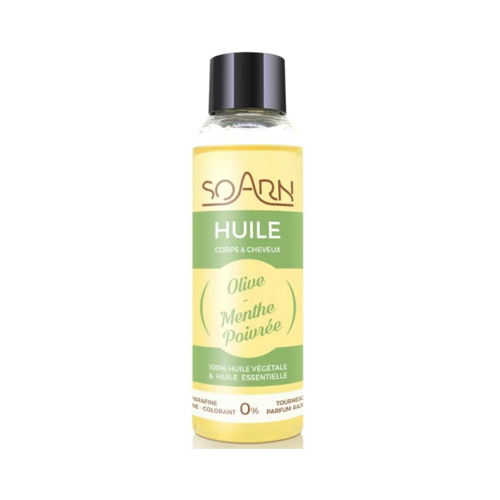 Huile D'Olive & Menthe Poivrée 100ml 1 Huile D'Olive & Menthe Poivrée 100ml