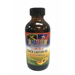 Huile De Ricin Noir Au Parfum De MANGUE & PAPAYE 118ml