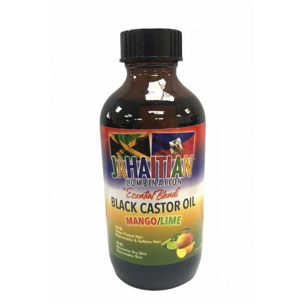 Huile De Ricin Noir MANGUE & CITRON VERT (Mango & Lime) 118ml 1 Huile De Ricin Noir MANGUE & CITRON VERT (Mango & Lime) 118ml