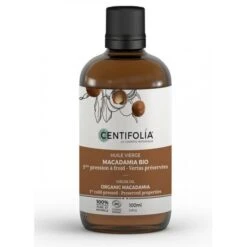 Huile Vierge De MACADAMIA BIO 100% PURE 100ml