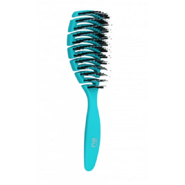 ILU Brosse Démêlante TURQUOISE Aérée Pour Cheveux 2 ILU Brosse Démêlante TURQUOISE Aérée Pour Cheveux – Image 2