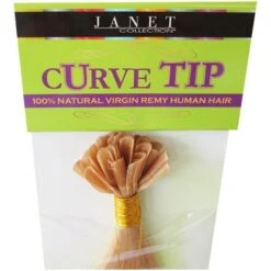 JANET Extension BRAZILIAN NATURAL CURVE-TIP 18" (Keratin) [PROMO NOËL] -Super Beaute Boutique janet extension brazilian natural curve tip 18 keratin promo noel 1 2