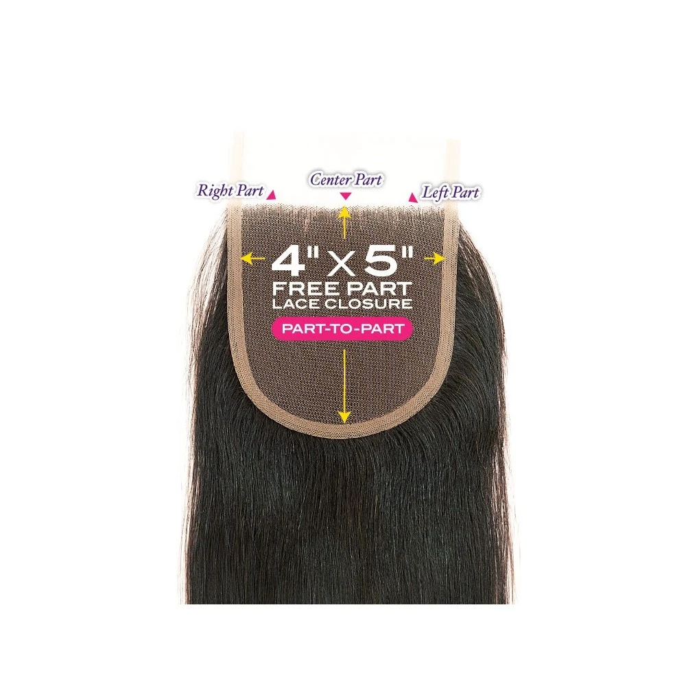 JANET Melt Lace Closure 4"x5" STRAIGHT 14" (HD Lace) 2 JANET Melt Lace Closure 4"x5" STRAIGHT 14" (HD Lace) – Image 2