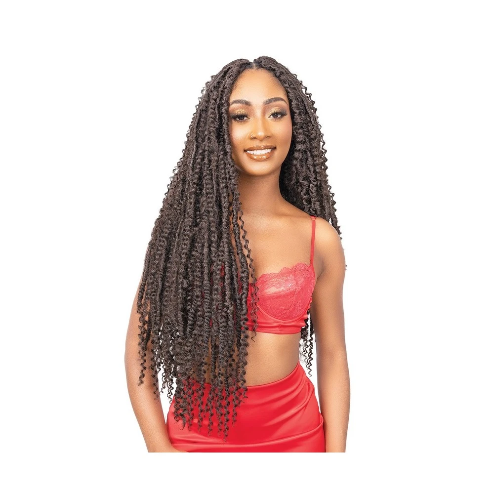JANET Natte X3 BOHO CHIC MAVERICK LOCS 20" (Pre-loop) 1 JANET Natte X3 BOHO CHIC MAVERICK LOCS 20" (Pre-loop)