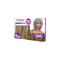JANET Tissage SHORT AFRO 3PCS (Remy Illusion) 7 JANET Tissage SHORT AFRO 3PCS (Remy Illusion) -Super Beaute Boutique janet tissage short afro 3pcs remy illusion 3