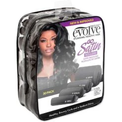 Kit 30 Bigoudis En Satin (Evolve)