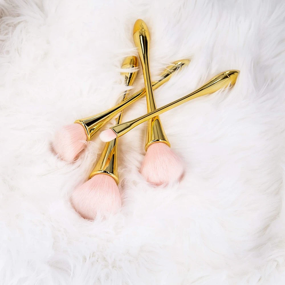 Kit De 4 Pinceaux à Maquillage GOLD 2 Kit De 4 Pinceaux à Maquillage GOLD – Image 2