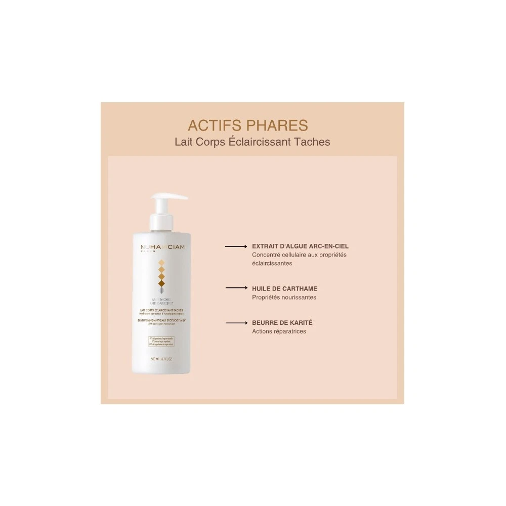 Lait Corps Éclaircissant Anti-taches 500ml 3 Lait Corps Éclaircissant Anti-taches 500ml – Image 3