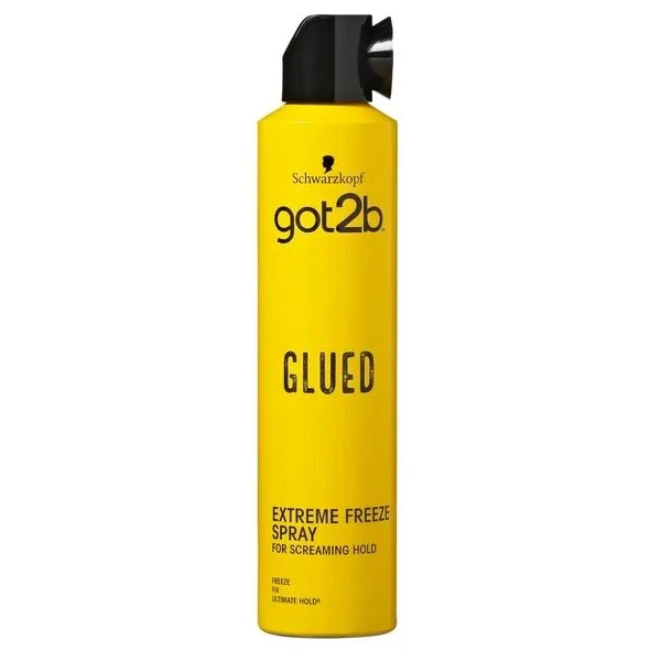 Schwarzkopf Laque GOT2BE Glued Fixation Extrême 300ml 1 Schwarzkopf Laque GOT2BE Glued Fixation Extrême 300ml