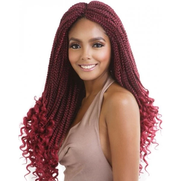 MANE CONCEPT Natte CURLY ENDS BOX BRAID 18" (Loop) 2 MANE CONCEPT Natte CURLY ENDS BOX BRAID 18" (Loop) – Image 2