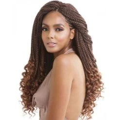 MANE CONCEPT Natte CURLY ENDS BOX BRAID 18" (Loop)