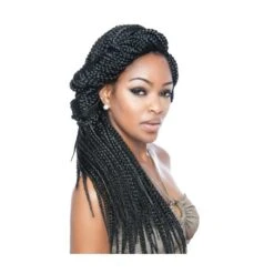 MANE Natte BOX BRAID MEDIUM 18" (Loop) [PRIX CHOC] -Super Beaute Boutique mane natte box braid medium 18 loop prix choc 1 2