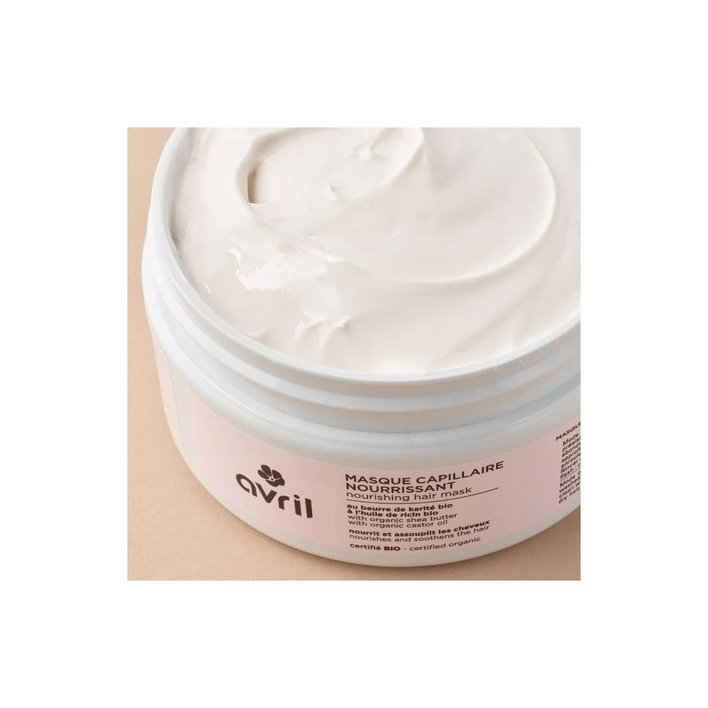 Masque Nourrissant Au Karité Et Ricin BIO 200ml 1 Masque Nourrissant Au Karité Et Ricin BIO 200ml