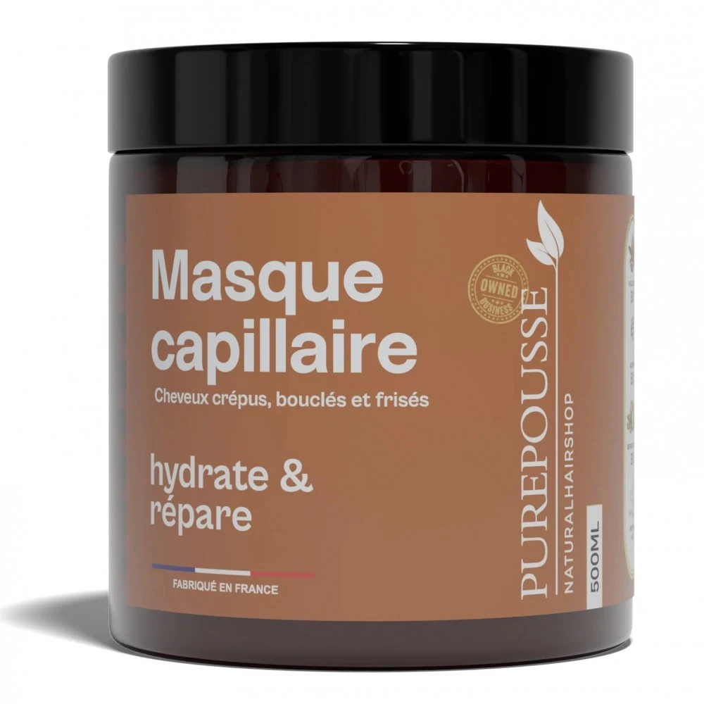 Masque Réparateur & Hydratant Pour Cheveux Crépus 500ml 1 Masque Réparateur & Hydratant Pour Cheveux Crépus 500ml