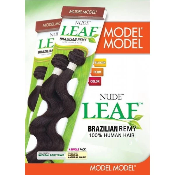 MODEL Tissage Brésilien NUDE LEAF NATURAL BODY WAVE * 1 MODEL Tissage Brésilien NUDE LEAF NATURAL BODY WAVE *