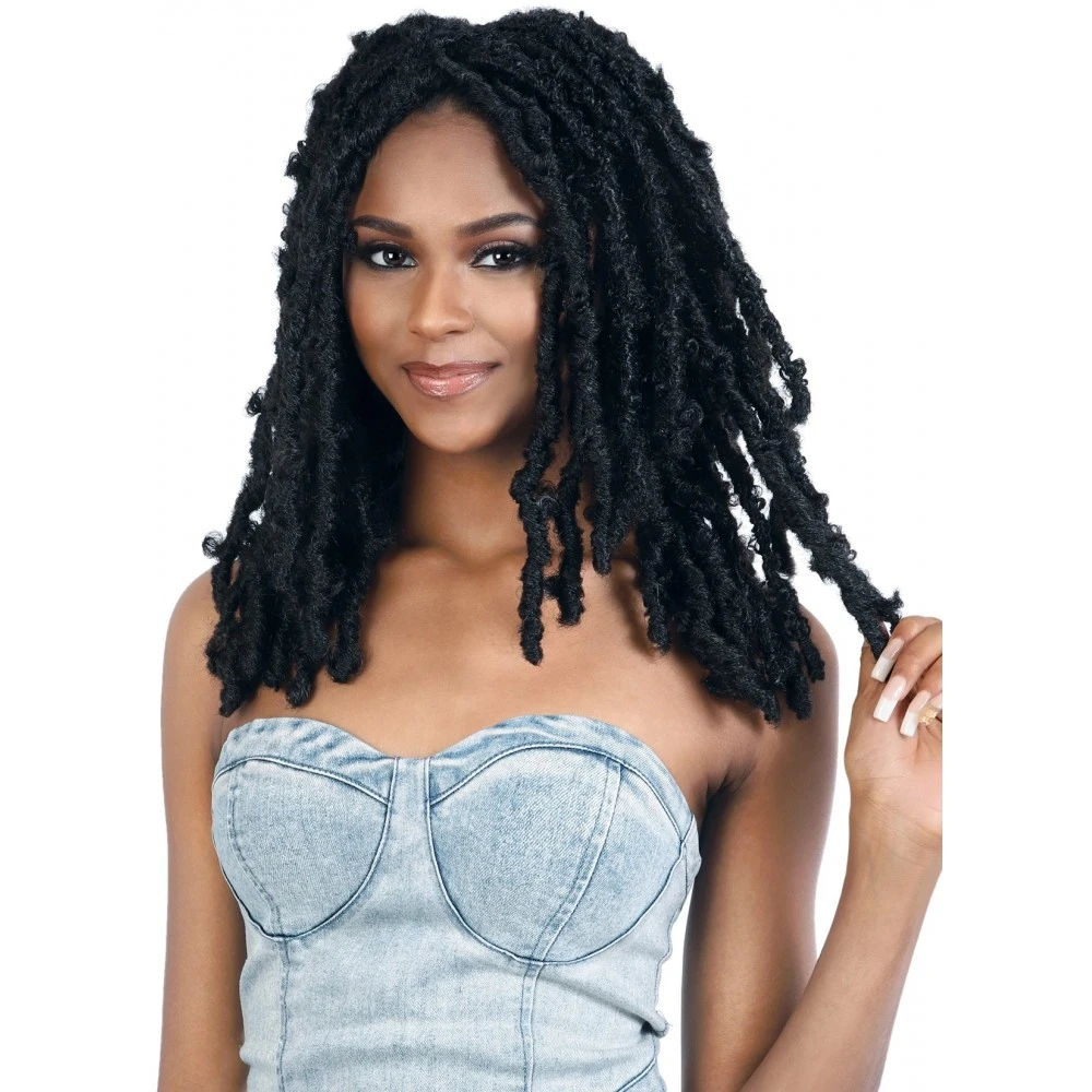 MOTOWN TRESS Natte 2X BUTTERFLY FAUX LOCS 12" (Pre-Loop) ° 2 MOTOWN TRESS Natte 2X BUTTERFLY FAUX LOCS 12" (Pre-Loop) ° – Image 2